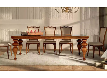 Eetkamer set Klassieke tafel 6x stoelen 7 delige luxe set