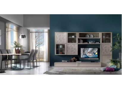 Woonkamerset Vitrine Commode Wandmeubels Tv-standaard Designkast Nieuw