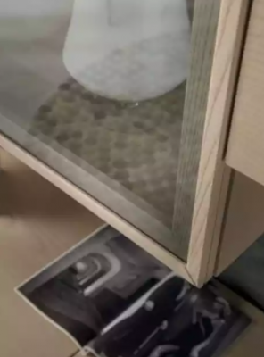 Ontwerp woonkamerset vitrine wandplanken woonwand rekken kasten 4-delig.