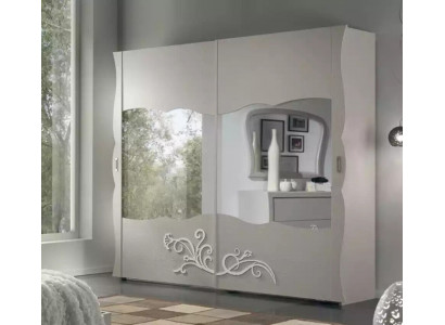 Kledingkast Luxe kast Houten meubels voor slaapkamer Grijs Modern