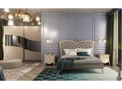 Slaapkamer Bed 2x Nachtkastjes Luxe Complete Sets Meubels Kamer 4-delig.