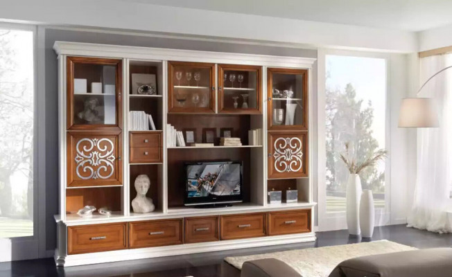 Woonkamer plank TV kast Wandplanken Houten woonkamer meubelen Nieuw