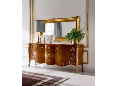 Sideboard Italiaanse meubels Spiegel 2-delige commode Sideboard kast hout
