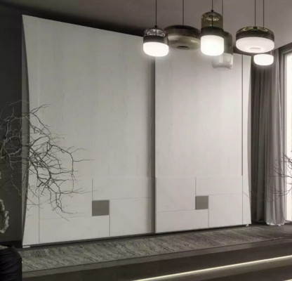 Kledingkast Hout Slaapkamer Meubels Design Kasten Wit Italië Nieuw