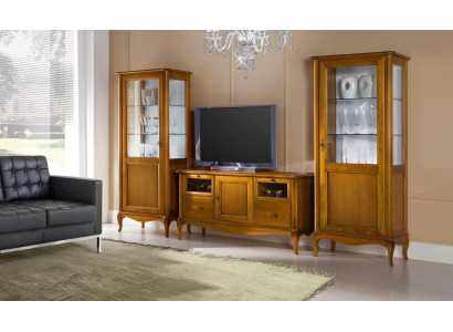 Woonkamer vitrine console wandmeubel klassieke muur woonkamer nieuw.