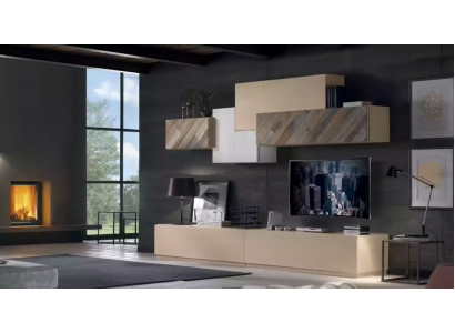 Woonkamer compleet set TV-meubel kast wandmeubel luxe nieuw