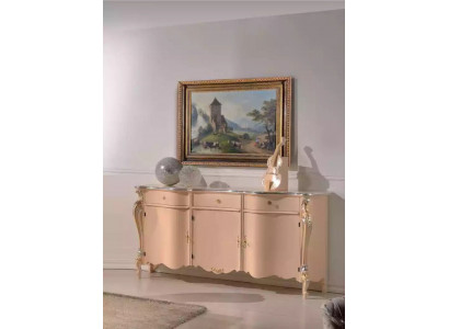 Sideboard Commode Luxe Beige Kasten Houten Kast 200x57x100