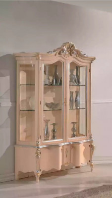 Luxe houten kastontwerp Sideboard kasten beige Italiaanse meubels