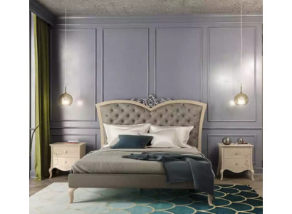 Slaapkamer meubels 3-delig set massief hout nachtkastjes 2x bed echt hout
