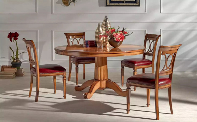 Eettafel 4x stoelen eetkamer set groep garnituur tafel zithoek 5-delig.