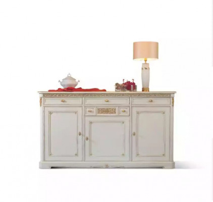 Sideboard Lades Hout Sideboard Kast Massief Meubels Woonkamer Nieuw
