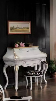 Make-up tafel wit Luxe console dressoir Hout klassiek ontwerp