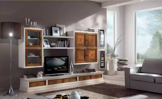 Italiaans houten meubelontwerp dressoir woonkamer wandmeubel