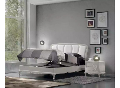 Bed 2x Nightstands 3 pcs. Bedroom Set Modern Luxury Bedroom