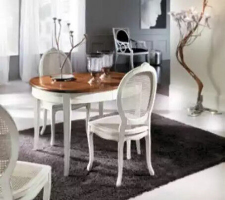 Eetkamerset Ovale tafel Eetgroep Eettafel met 4 stoelen Eetkamer