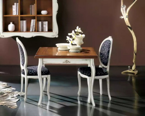 Eettafel 4x Stoelen Eetkamer Set Eethoek Tafel Set Wit Nieuw