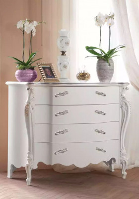 Ladenkasten wit slaapkamer design klassiek luxe houten dressoir Sideboard