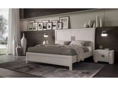 Bed 2x bedside tables 3-piece bedroom set design Modern Luxury Furniture