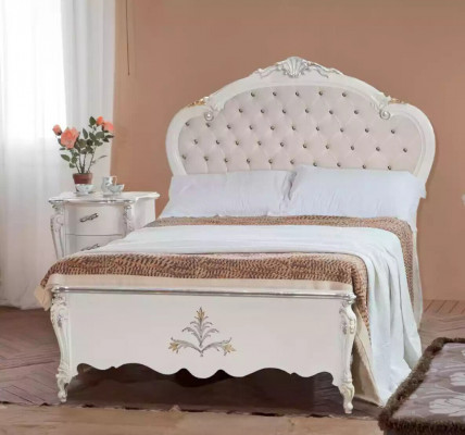 Ontwerp bed 120x200 cm Chesterfield houten bed bedden hotelkamer huwelijk.