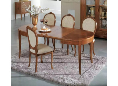 Eettafel 4x Stoelen Stoel Eetkamer Set Eetgroep Tafel Bruin Garnituur