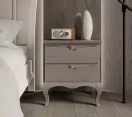 Ontwerp slaapkamer 3-delige set Bed 2x Nachtkastjes Modern Luxe Bedden Meubels