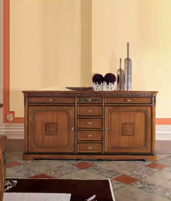 Sideboard meubels Design Klassiek Commodes Hout Bruin Luxe Houten Kast