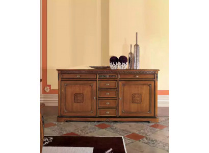 Sideboard meubels Design Klassiek Commodes Hout Bruin Luxe Houten Kast