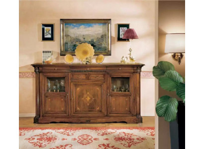 Sideboard woonkamer commode met laden houten kast bruin nieuw