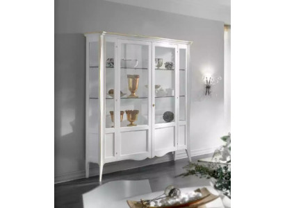 Vitrine Italiaanse luxe woonkamer meubels kast klassieke stijl hout