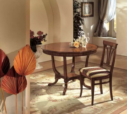 Compleet set eettafel 4x stoelen eetkamerset eetgroep Nieuwe houten tafel 5-delig