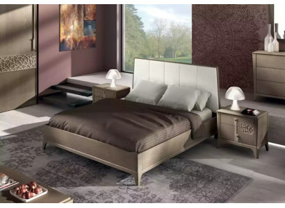 Ontwerp slaapkamersets Bed 2x nachtkastjes Klassieke luxemeubels