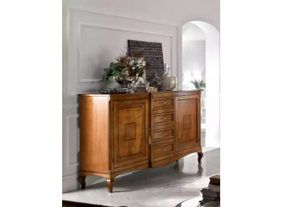 Sideboard met laden Houten dressoir Woonkamer kast Massief Nieuw
