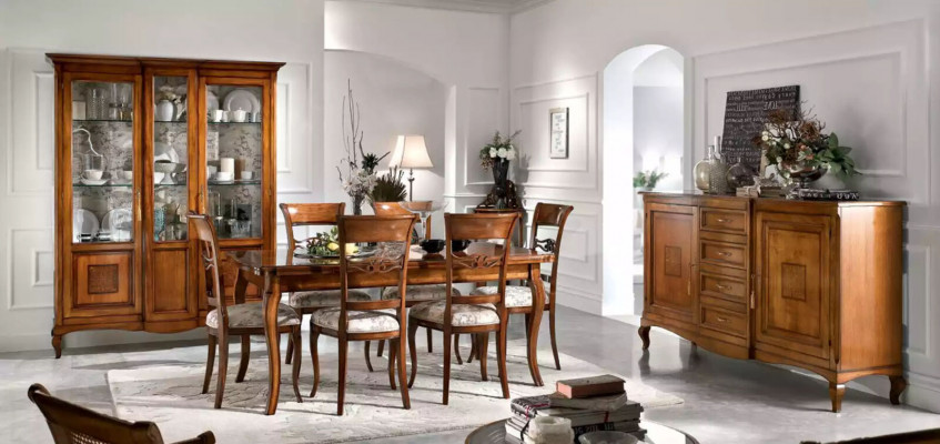 Sideboard met laden Houten dressoir Woonkamer kast Massief Nieuw
