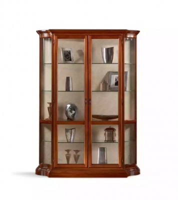 Vitrine glazen kast Vitrine woonkamer hout dressoir luxe meubels nieuw