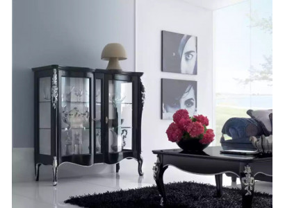 Kasten Houten vitrines Glas kast Vitrine Woonkamer meubels Dressoir