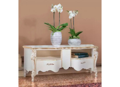TV-meubel Dressoir tv-meubel Houten tafel Klassiek design Lowboard Planken