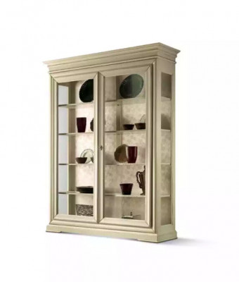 Luxe vitrine houten designkast vitrinekasten woonkamer kasten nieuw