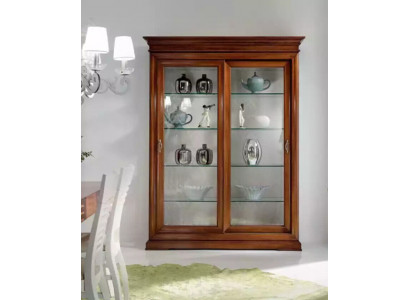 Klassieke kasten vitrines woonkamer meubels luxe kast vitrine glas