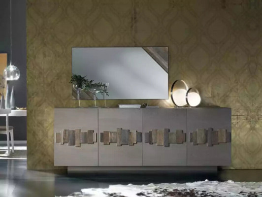 Luxe dressoir commode commodes hout woonkamer meubels kast nieuw