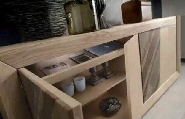 Dressoir Woonkamer Eetkamer Hout Luxe Ladenkast Meubels Bruin Nieuw