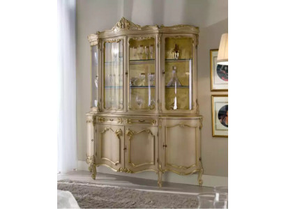 Woonkamer vitrine glazen kast kasten vitrines hout Italiaanse meubels  Woonkamer vitrine glazen kast kasten vitrines hout Italiaanse meubels