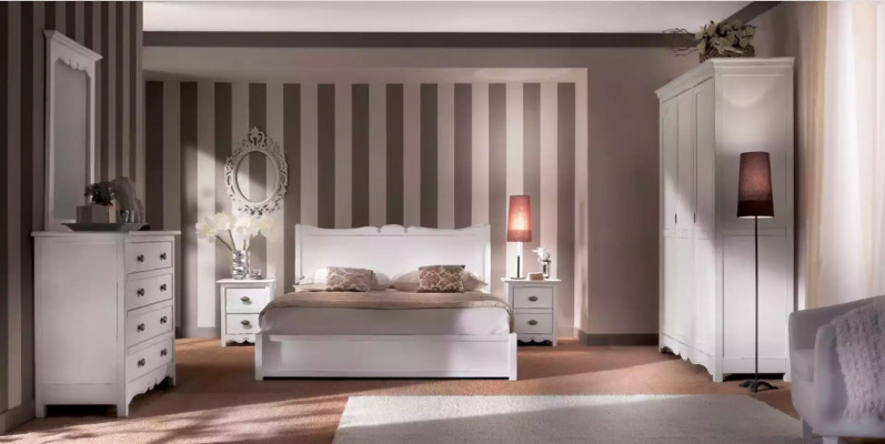 Slaapkamerontwerp Modern Luxe Slaapkamer Bed 2x Nachtkastjes 3-delig