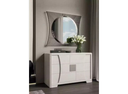 Commode met spiegel Luxe console commode Slaapkamer Nieuw 2-delige set