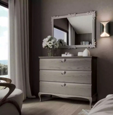 Ladenkast Spiegel Kast Luxe ladenkasten Plank Console Meubelset 2-delig.