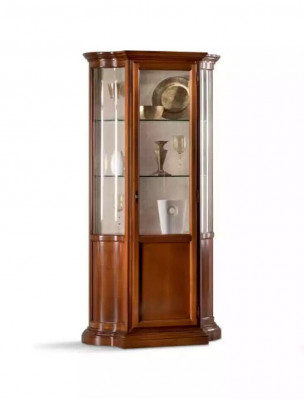 Vitrine Glas Kast Vitrine Woonkamer Hout Dressoir Italiaanse Meubels
