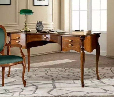 Schrijftafel Ontwerp Klassiek Luxe Kantoorinrichting Houten schrijftafels