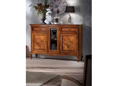 Italiaanse meubels Echt houten dressoir Nieuwe commode Kast Woonkamer