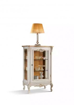 Etalage Vitrines Glas Kast Stijl Klassiek Hout Ontwerp Meubels