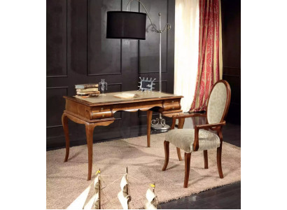 Elegant bureau set bruine stoel meubels van hoge kwaliteit