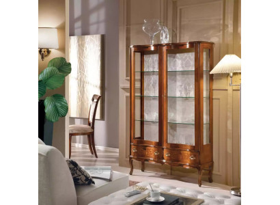 Luxe vitrinekast meubels kasten inrichting glazen kast plank nieuw